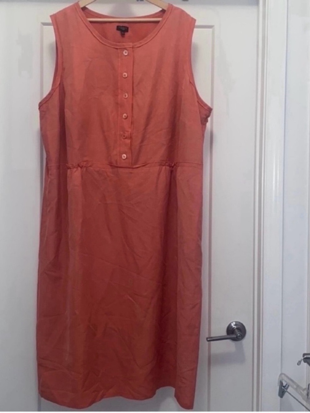 🧡 TALBOTS Orange Sleeveless Dress - Size 24W